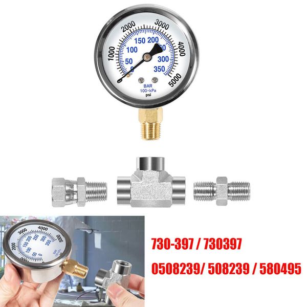 For Titan Airless Paint Sprayer 440 540 640 Etc. Pressure Gauge Assembly 730397.