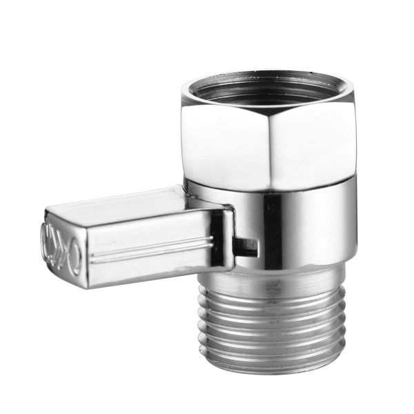 CIENCIA Shower Head Shut-Off Valve Brass Shut-Off Valve G1/2 Inch for Shower Chrome AV016C