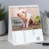 Personalised Desk Calendar. Cute Animals Calendar