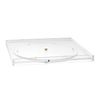 russell+hazel Acrylic Carousel Bloc Accessory Tray, Clear, 8.5" x 8.5" x .683"