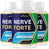 Nerve Forte- Nerve Support- 3 Bottles- 180 Capsules