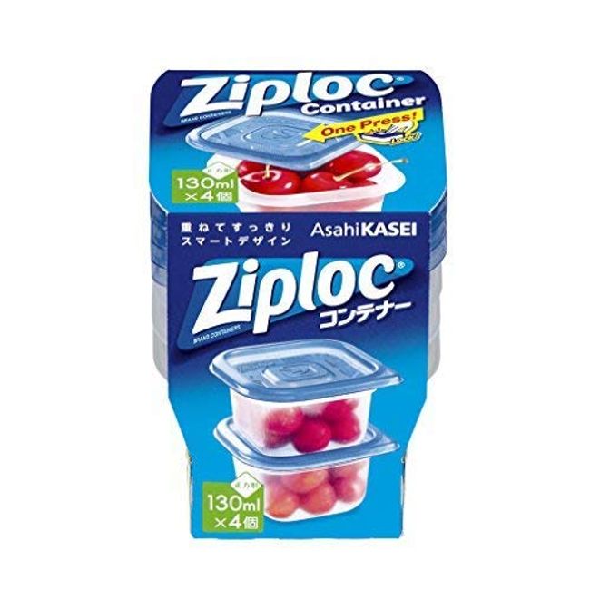 Ziploc Containers, Square 4.5 fl oz (130 ml), Set of 12