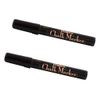 JAM PAPER Dustless Erasable Chalk Markers - Broad Point Liquid Chalk Marker - Black - 2/Pack