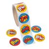 Fun Express Superhero Sticker Roll (3-Pack: 300 Stickers)