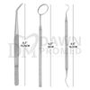 15 Pcs Basic Dental Instrument Set With Scaler Tray For Teeth Cleaning German Gr