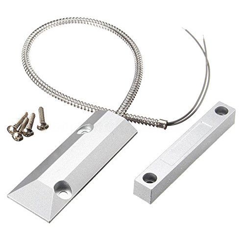 YZIF Wired Metal Door Magnetic Contact Sensor Detector - Garage Warehouse Security Magnetic Switch Alarm