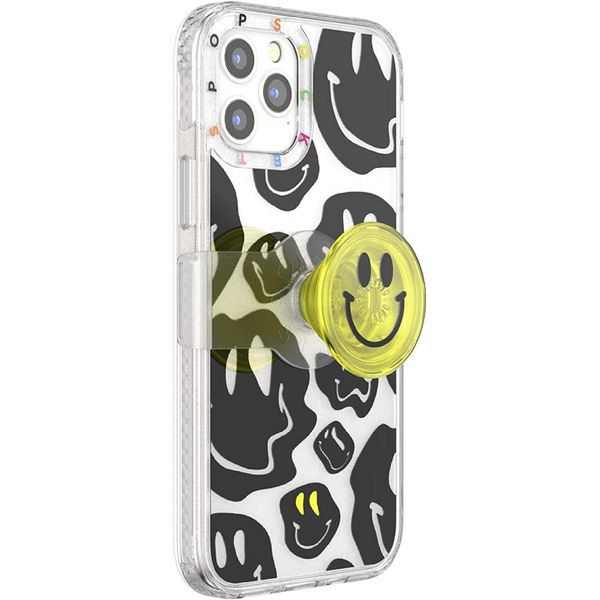 PopSockets iPhone 12/12 Pro Case with Slide Grip and MagSafe - All Smiles