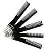 Frcolor Cutting Comb Comb Professional Steel Needle Fork Comb 5 Pack Hairdresser Hair Parting Comb Hair Insert Needle Comb Hairdressing Salon Styling Tool