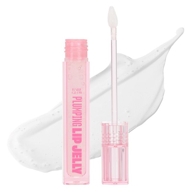 Babe Original Glow Plumping Lip Jelly For Thicker Lips - High Shine Lip Gloss for Moisturizing, Hydrating and Soothing Lips, Clear