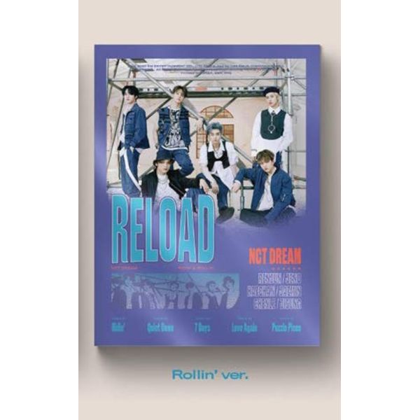 NCT Dream - Reload [Rollin ver.] Album+Pre-Oder Benefit+Folded Poster+Extra Photocards Set