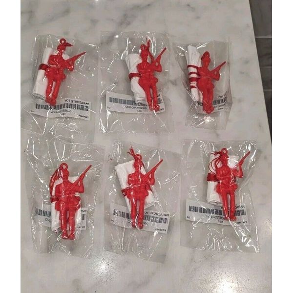 LOT OF 6 2019 Supreme Parachute Toy FW19 Sealed Red White FREE SAME DAY SHIPPING