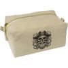'Pirate Skull with Beard' Canvas Wash Bag/Makeup Case (CS00036745)