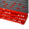 54 Piece Hanging Panel Tool Organization Rack for Garage Wall, 50 Hooks