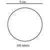 Hangover Kit Self-Adhesive Labels Pack of 100