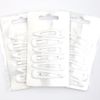 18 x White Sleepy Clips/ Snap Clips/ Hair Clips - School Colours