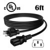 UL 6ft Power Cord For EPSON EH-TW6700W Projector Wireless Enabled Models 3LCD
