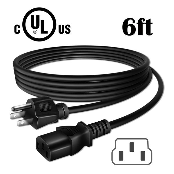 UL 6ft Power Cord For EPSON EH-TW6700W Projector Wireless Enabled Models 3LCD
