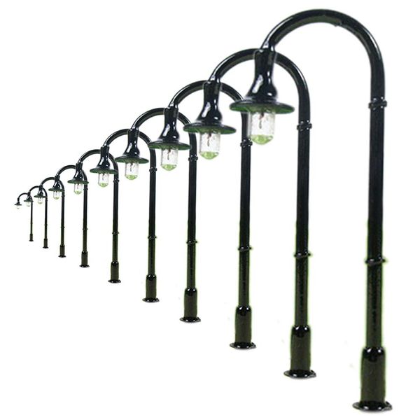 Evemodel L005 10pcs Model Trains Lamppost lamp HO N 5cm LED 12v street light