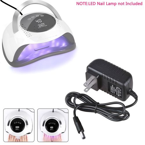 24V AC DC Power Adapter Charger Compatible with Sun BQ5T 120W UV LED Nail Lamp Nail Dryer Replacment Power Supply Adapter