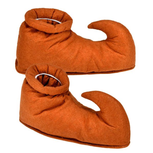 WIDMANN 09166 Elves Shoe Covers, 17/11/2019, Brown, Standard Size