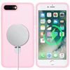 SunYoo for iPhone 8 Plus Case with Screen Protector, Compatible with Magsafe, for iPhone 7 Plus Case Built in Screen Protector,Protective Shockproof Stand Phone Cover-Pink