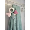 LÄSSIG Grasping Toy Natural Rubber and Organic Cotton Teether "Ring" Butterfly