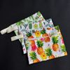 7pcs/Set Including 1pc Mini Wet Bag +6pcs Bamboo Charcoal Cloth Menstrual Pads/Reusable Sanitary Pads/Mama Panty Liners (All Randomly Prints)