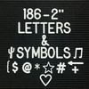 186 2" Letters For Letter Board
