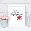 A Fun Kitchen Decor Cake Inspired Quote Print