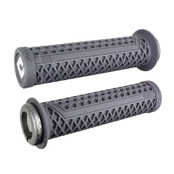 ODI Vans V2.1 MTB LockOn Grips Lock On Grey w/Checker Clamp 130mm