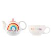 Rainbow Positivitea Tea Pot Set for One