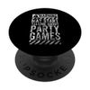 Funny Warning Sign May Start Talking About Party Games PopSockets Adhesive PopGrip