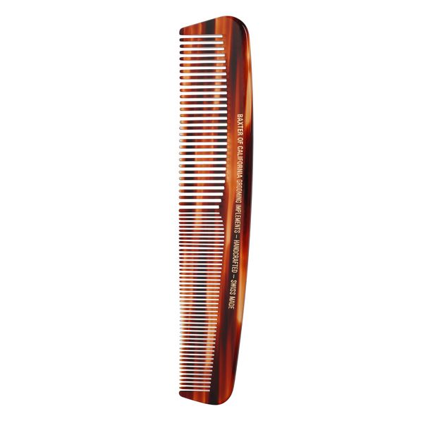 Baxter of California Beard Comb Men - Handcrafted & Swiss-Made - Crafted From Natural Tree Pulp Cellulose