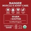 Badger, Rub Sore Muscle Organic, 2 Ounce