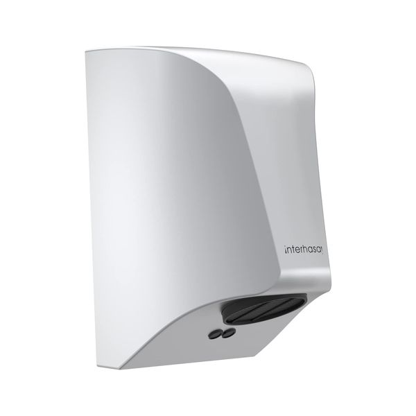 interhasa! Automatic Hand Dryer Wall-mounted Mini High Speed Dryer with 600W Energy Efficient for Household Hotel Commercial (Sliver)