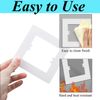8Pcs Light Switch Surround Finger Plate Surround for Single Light Electrical Plug Socket Electrical Plug Socket Wall Cover Decorate