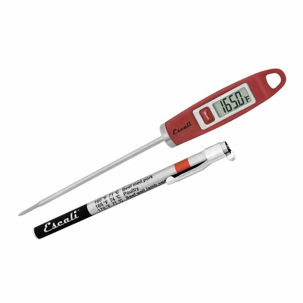 Escali Gourmet Digital Thermometer | Red