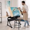Drafting Drawing Table Craft Table Desk 9 Levels Adjustable Angle Top Home