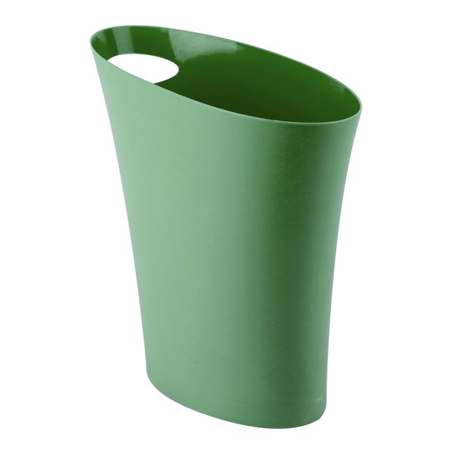 umbra Slim Trash Can Oval Lid Free Pail Trash Can Dust Box