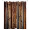 LB Farmhouse Style Rustic Barn Wood Shower Curtain Western Country Theme Primitive Rural Life Wood Texture Farm Shower Curtain 60x72 Inch Polyester Fabric with 10 Hooks