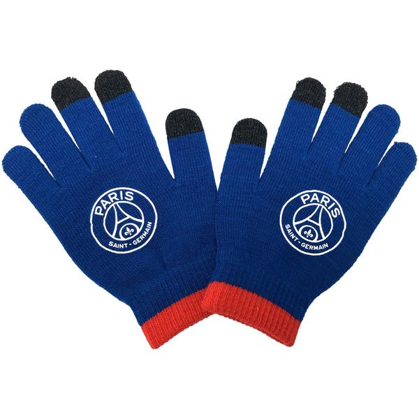 Paris Saint-Germain Fc BLU PSG54579 Knit Gloves
