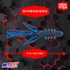 NetBait HexTek Supercharged with BAITFUEL 4.5'' Big Boar - Blown Out