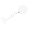 sourcing map 3.3ft Retractable Cable Lock with Arc Patch Remote Control Security Lock with Adjustable Cord Tether Anti Theft for Laptop, TV, 150 G, White