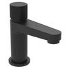 Fluted Koko Matt Black Deck Mounted Mono Basin Mixer Tap