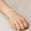 Philip Jones Rose Quartz Mini Beaded Gemstone Stretch Bracelet