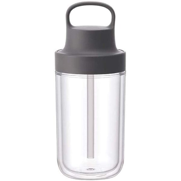 Kinto 20065 Togo Bottle, Dark Gray, 12.2 fl oz (360 ml)