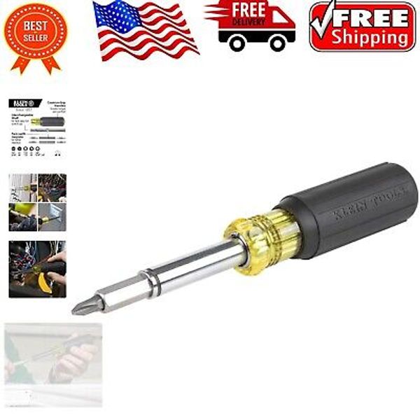 Versatile 11-in-1 Magnetic Screwdriver Nut Driver with Cushion-Grip Handle