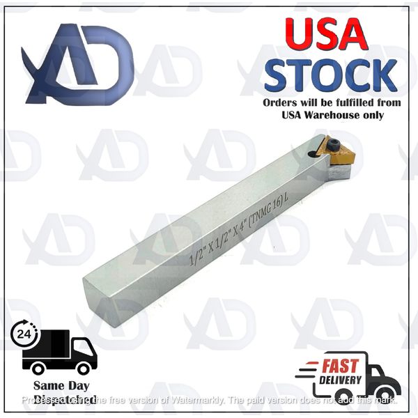 Indexable Tool Bit 1/2"Shank for Fly Cutter Replaceable TNMG16Carbide Insert-USA