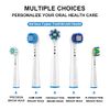 Toothbrush Heads for Oral B Braun, 10 Pack Electric Toothbrush Replacement Heads Medium Soft Bristles Electric Toothbrush Replacement Brush Heads Effective Replacement Toothbrush Heads for Oral Health