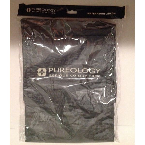 Pureology Serious Colour Care Hair Stylist Waterproof  Apron Dark Gray - RARE